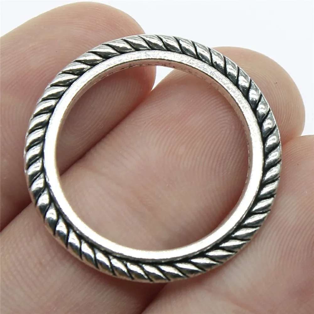 5pcs Big Round Circle Charms for DIY Jewelry Making