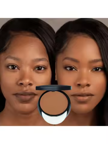 Sweat-Resistant Contouring Powder Palette - Matte Buildable Coverage for All Skin Tones Highlight & Shadow Makeup