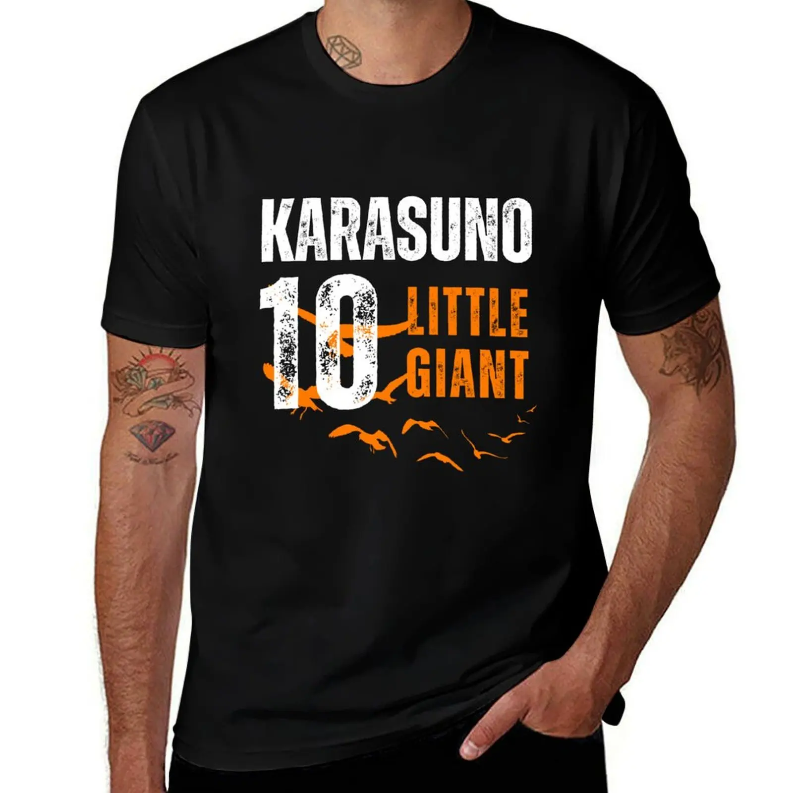Haikyu Karasuno! Little giant Hinata T-Shirt Christmas Casual Short Sleeve Top T-Shirt
