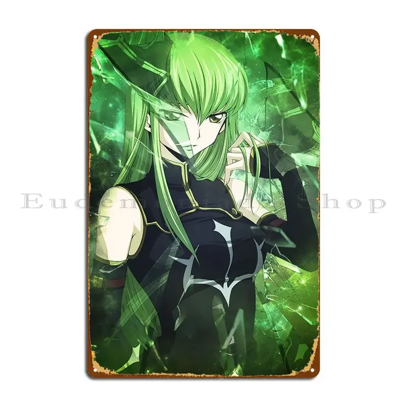 Code Geass Metal Sign Party Cinema Wall Decor Create Club Tin Sign Poster