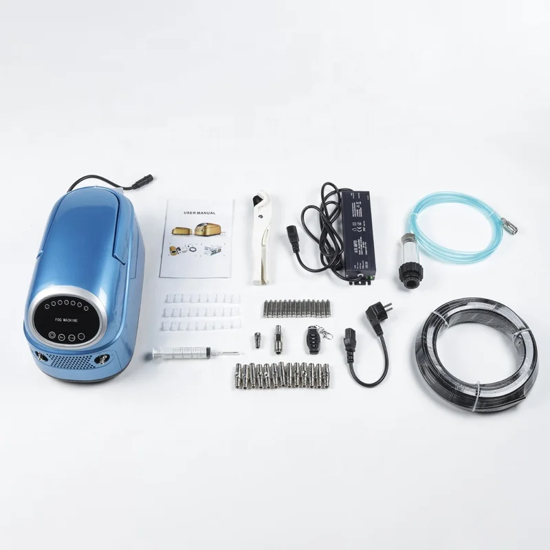 China Factory Metal Fog Machine Water Mist Nozzles Outdoor High Pressure Misting System Sprayer for Garden