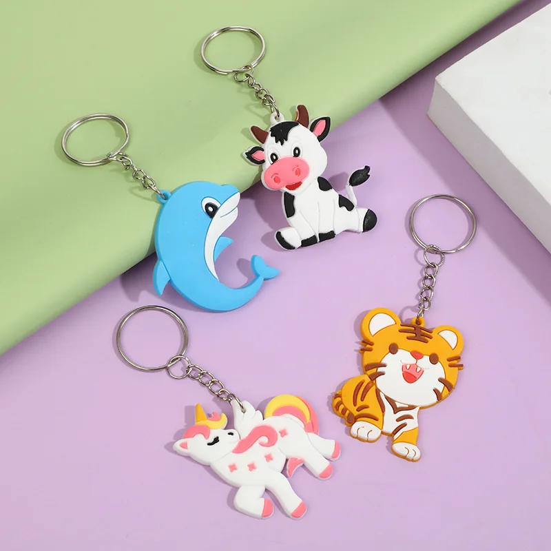 

Cute Cartoon Anime Animal Doll Keychain Pendant Holder Key Chain Car Keyring Mobile Phone Bag Hanging Jewelry Accessories Gifts
