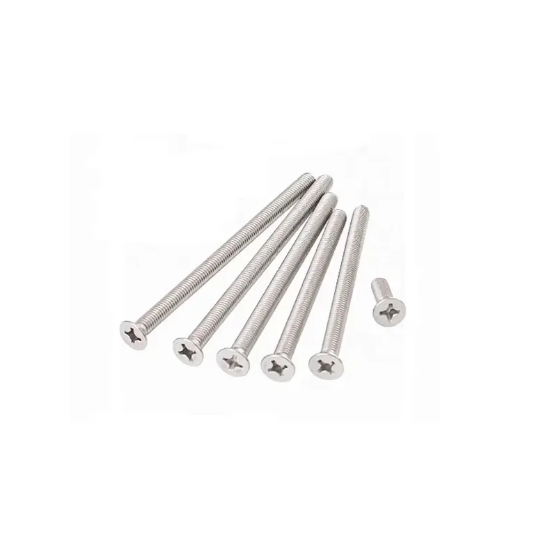 Extra Long Countersunk Cross Head Screw 304 Stainless Steel Extended Bolt M3 M4 M5
