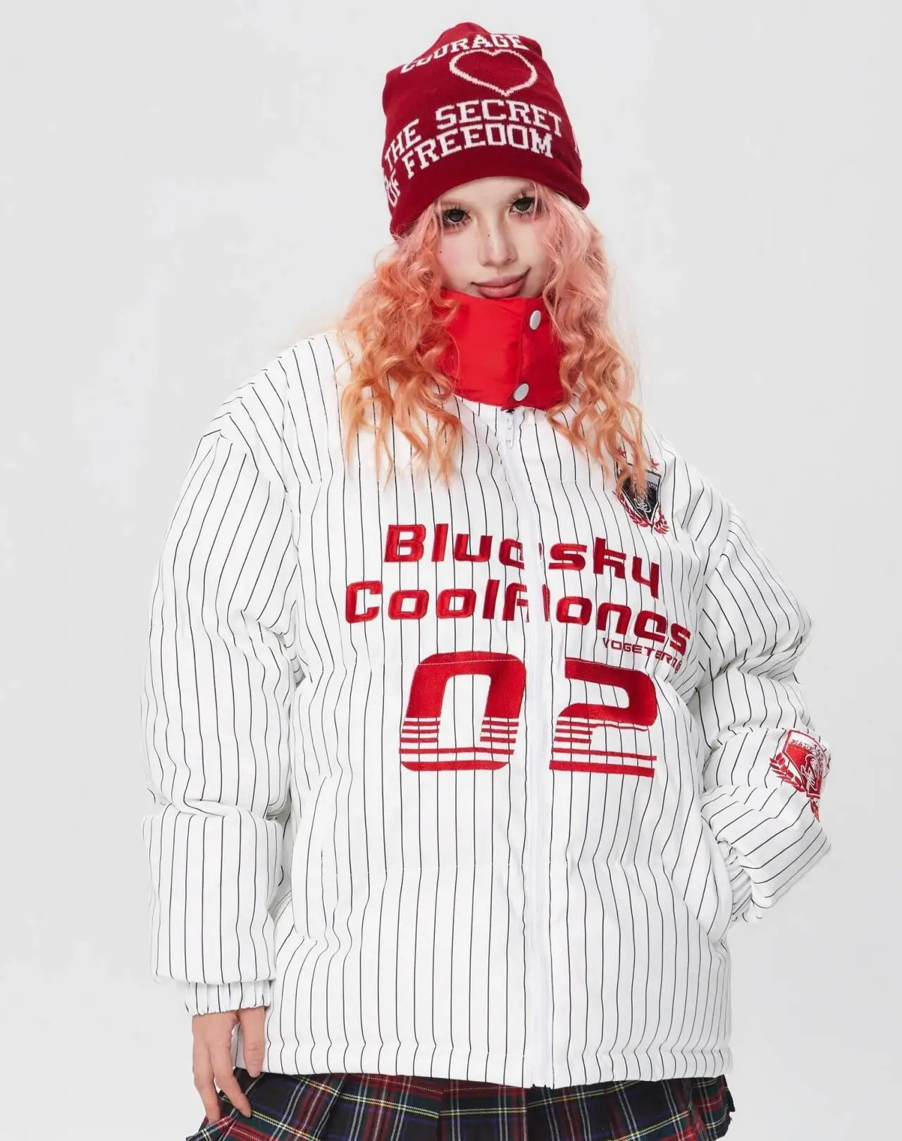 Parki damskie robocze jesienne ocieplane puszyste elastyczne mankiety urocze kobiece codzienne lekkie słodkie kobiece słodkie przystojne miękkie biurowe