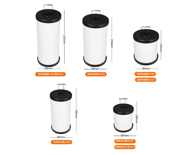 Oil water separation purifier filter element precision filter compressed air filter cotton air pump drying tank special