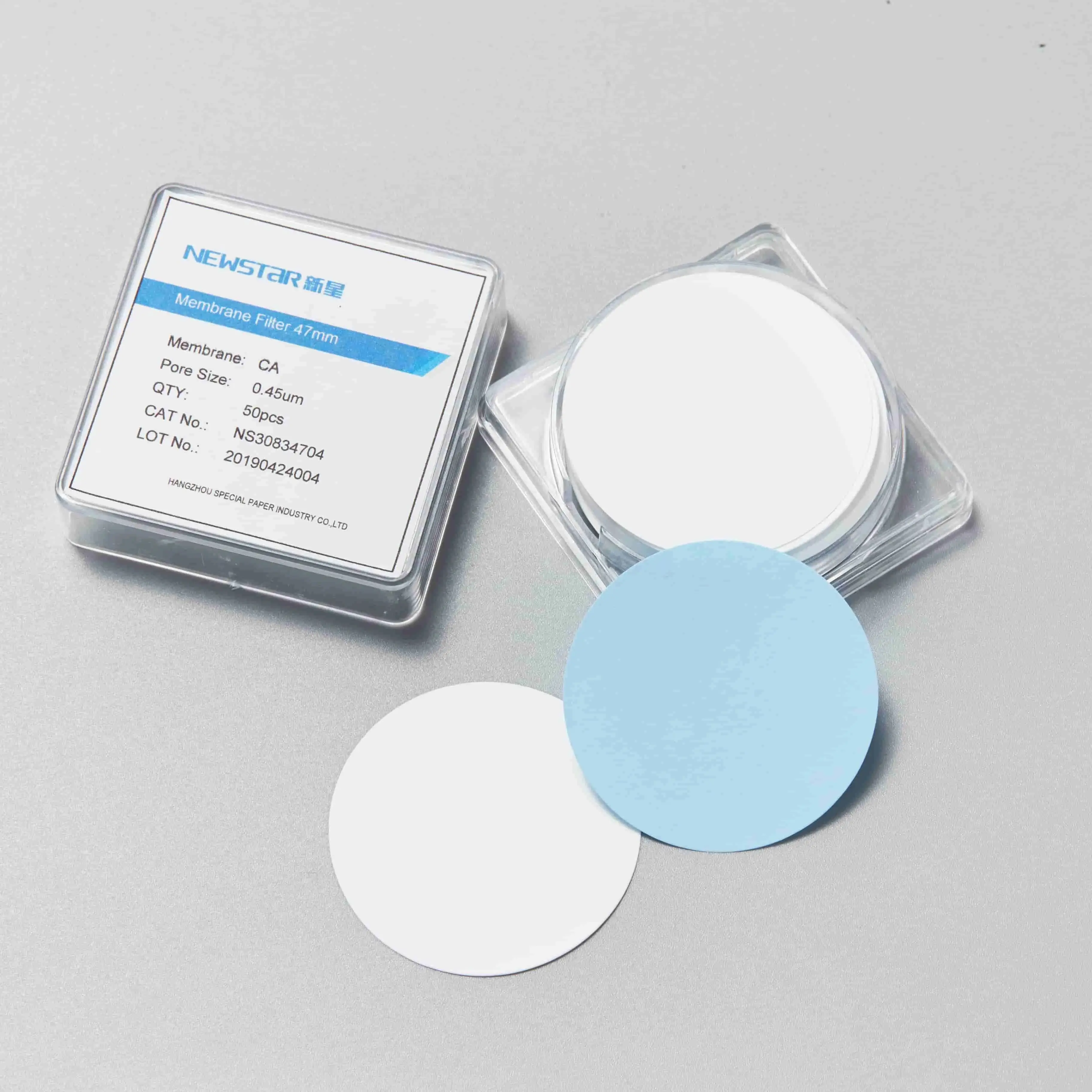 CA(Cellulose Acetate) Membrane Filter 0.22um 0.45um 13mm 25mm 47mm Suitable for Biological and Clinical Analysis Lab Filtration