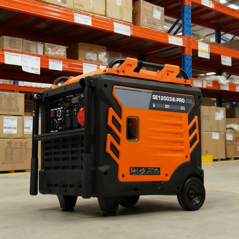 9KW Dual Voltage 230V 380V  Inverter Generator Low-Noise Stable Power Output for Commercial  Residential Applications