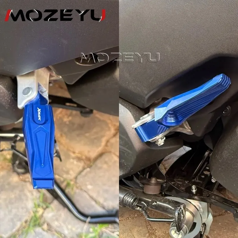 2025 2026 Passenger Footrests For Yamaha XMAX300 XMAX 125 X-MAX 250 XMAX 400 300 250 2018-2024 CNC Rear Folding Foot Pegs Rests 