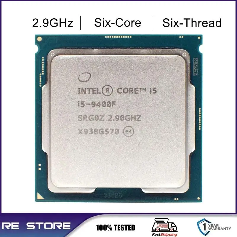 Top Intel Core i5 9400F 2.9GHz 6-Core SRF6M/SRG0Z LGA 1151 cpu processor