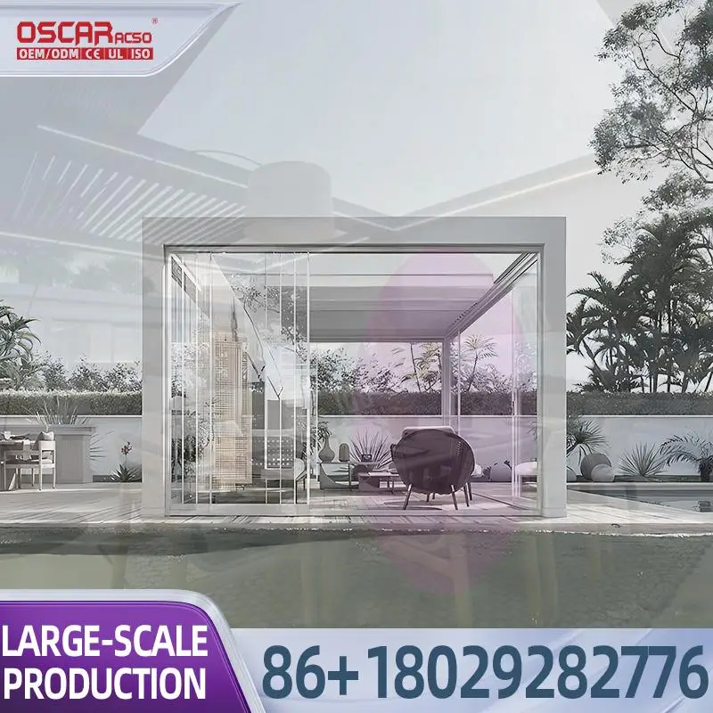 Isolated Prefab Aluminum Pergola Gazebo 10x10 10x20 12x20 14x24 for Outdoor Balcony and Garden Use pergola