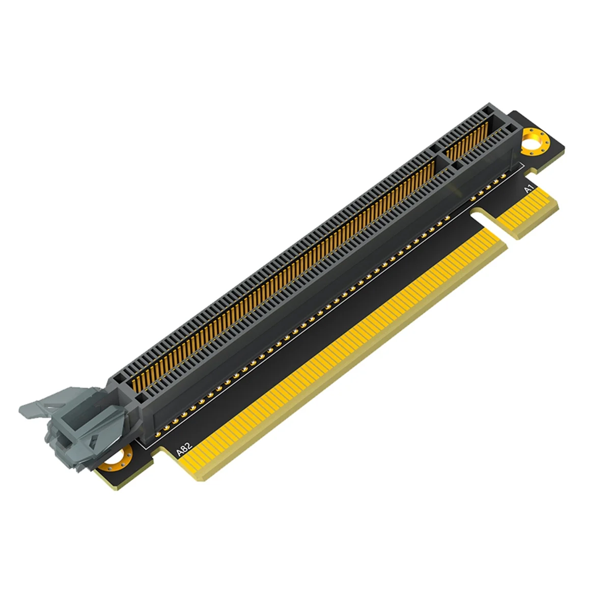 PCI-E 16X 3.0 90 องศาย้อนกลับการ์ดไรเซอร์ชายหญิงสําหรับเซิร์ฟเวอร์ 1U (ทิศทางการติดตั้งไปยัง CPU)