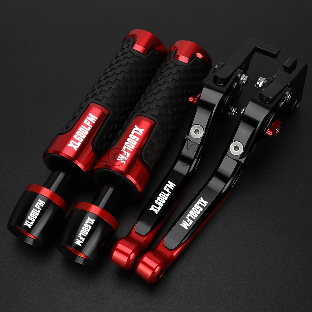 FOR HONDA XL600LMF XL600 LMF 1985 1986 XL 600LMF  Motorcycle Accessories Adjustable Brake Clutch Levers Handlebar Grips Aluminum