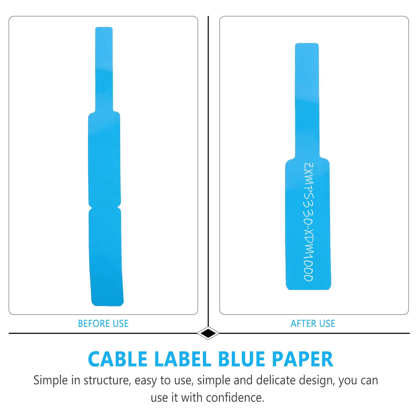 

Cable Wire Stickers Thermal Paper Self Adhesive Tags Labels Marking for