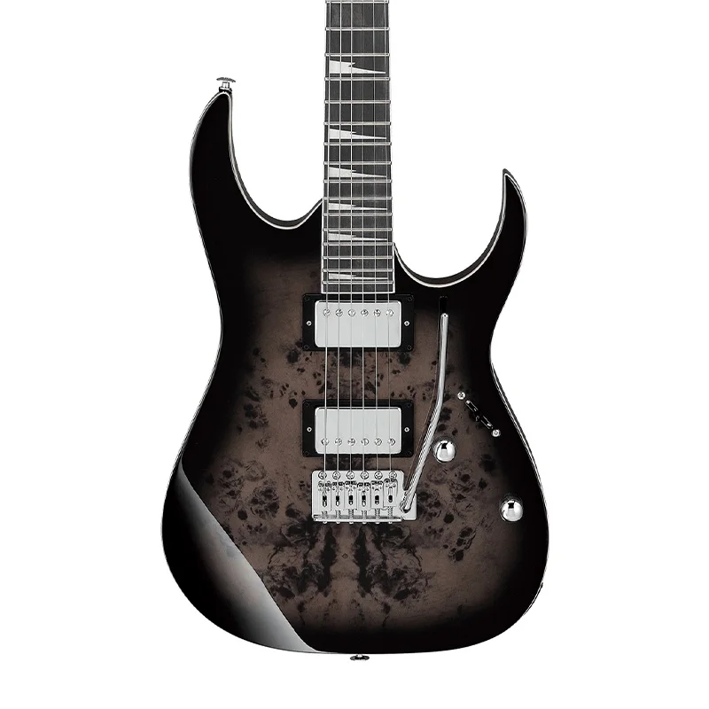 Ibanez-guitarra eléctrica GRG220PA1BKB GIO, marrón, negro, Burst