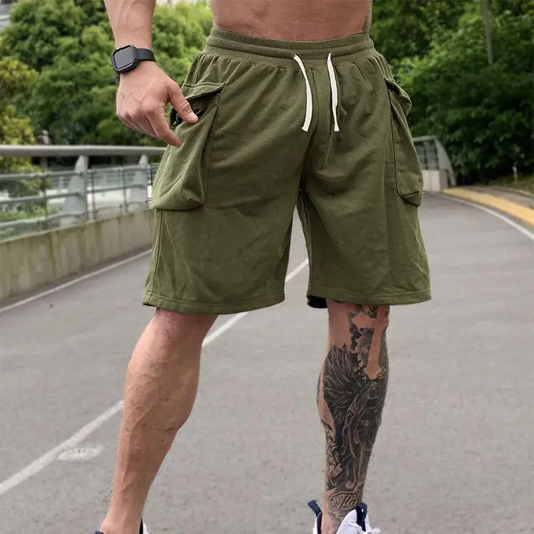 Open Crotch Outdoor Sex Erotic Pants Summer Sports Shorts Men's Loose Basketball Short Casual Running Fitness Jogger Sweatpants