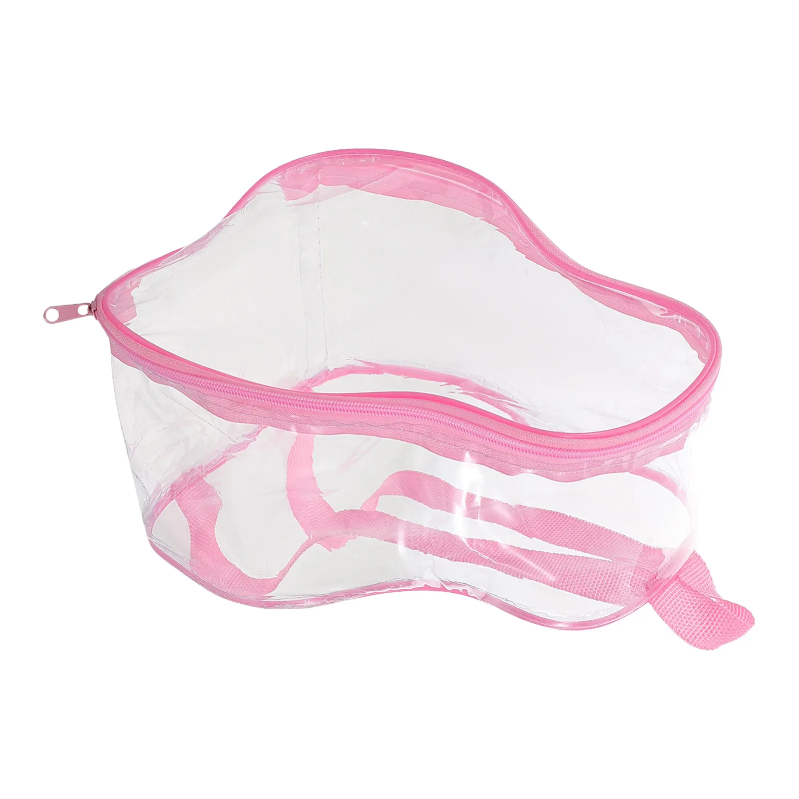 

Clear Gourd Shape Storage Organizer Bag Mini Carrying Case Transparent Travel Display Holder for Collection
