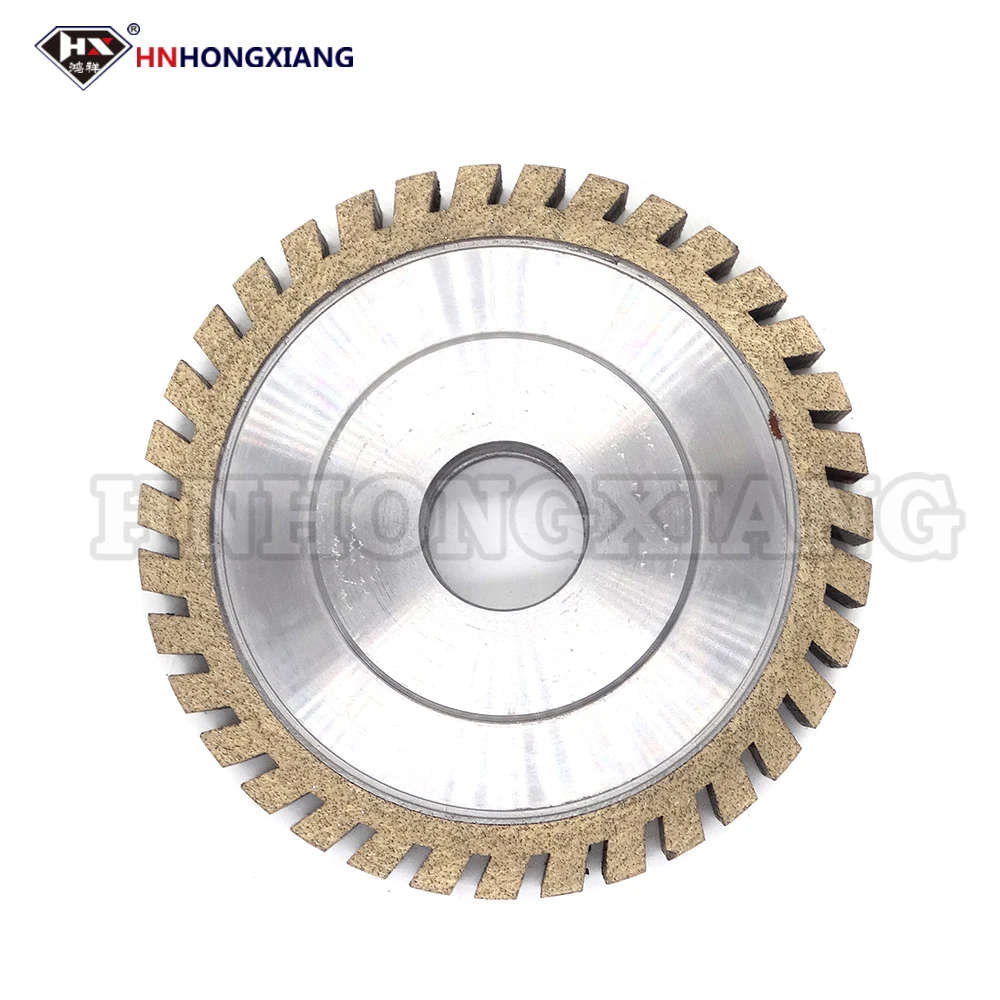 High Quality! Flat Edge CNC Full Segmented 100x22xFE8/10/12/14/15/16/17mm With Cooling Holes (1a1-s)peripheral Daimond Wheel