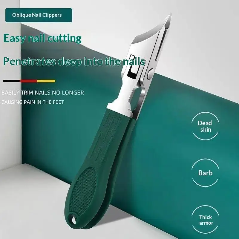 1/3Pcs Eagle Beak Oblique Toe Nail Trimmers 25° Slant Edge Nail Clipper Anti-Splash Cuticle Remover Manicure Pedicure Tool
