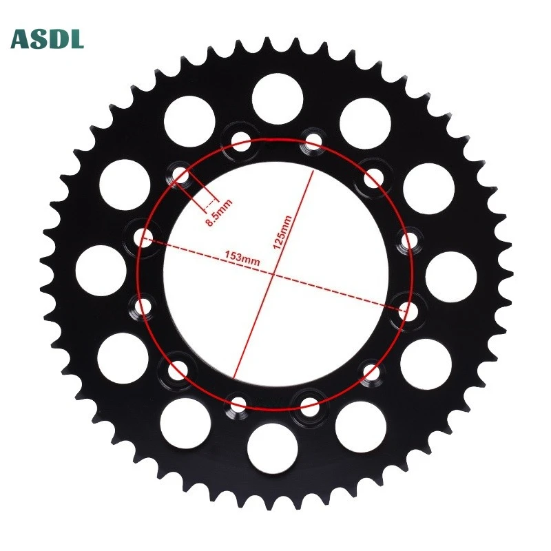 520 51T 13T Tooth Front Rear Sprocket Gear Wheel Pinion Cam For Honda CR250 RJ RK CRF450 2005-2018 CR500 RJ RK RL RM 1988-1991