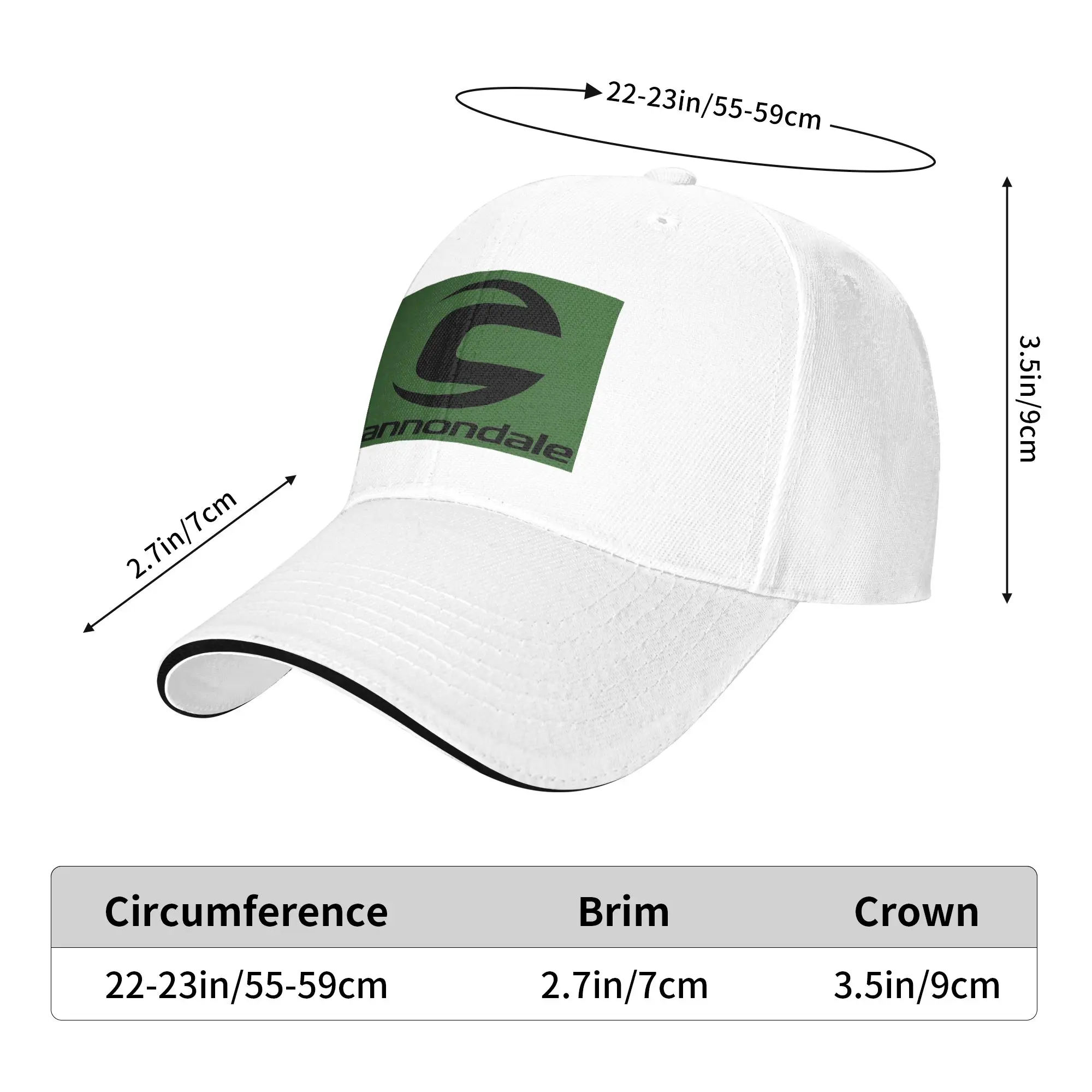 Cannondale Cap Casual Baseball Caps Adjustable Hat Hip Hop Summer Unisex Baseball Hats Customizable