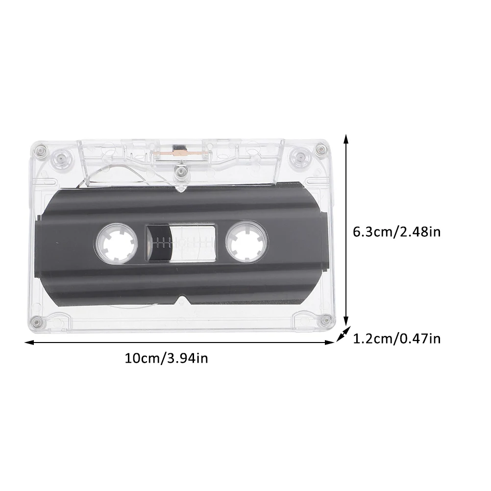 

4 Pcs Audio Tape Accessory Cassette Tape Cassette Decoration DIY Material Wall Retro Vintage Style Empty