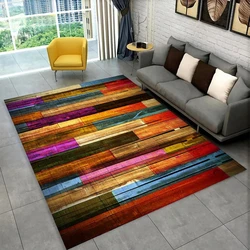 3D HD Wood Grain Retro Area Rug Large,Carpet Rug for Home Living Room Kids Bedroom Sofa Doormat Decor,Kitchen Non-slip Floor Mat