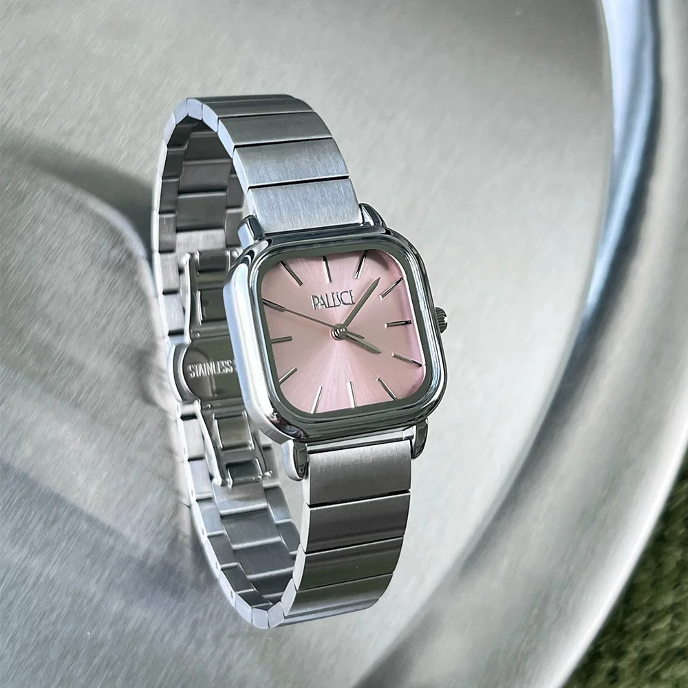 

Простые модные женские часы, элитные темпераментные элегантные квадратные пятицветные циферблаты, женские кварцевые наручные часы, подарки