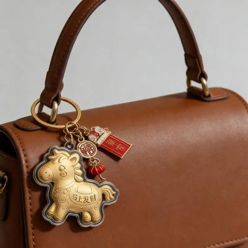 Delicate Hand Carved Horse Accessory Prosperity Pendant Suitable For Christmas Or Birthday Present