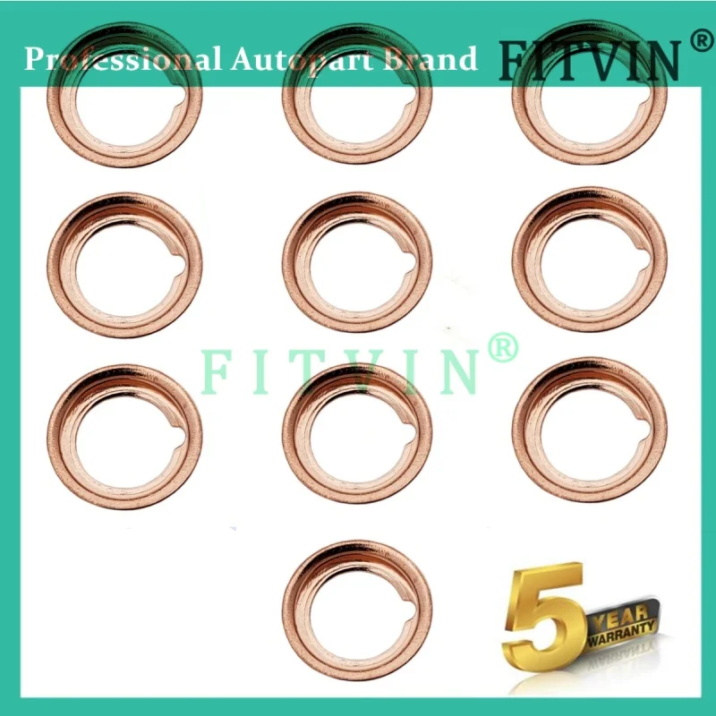 Nuevo paquete de 100 juntas de retén para tapón de drenaje de aceite de automóvil, compatibles con Nissan OEM 11026-JA00A 11026-01M02 11026JA00A 1102601M02