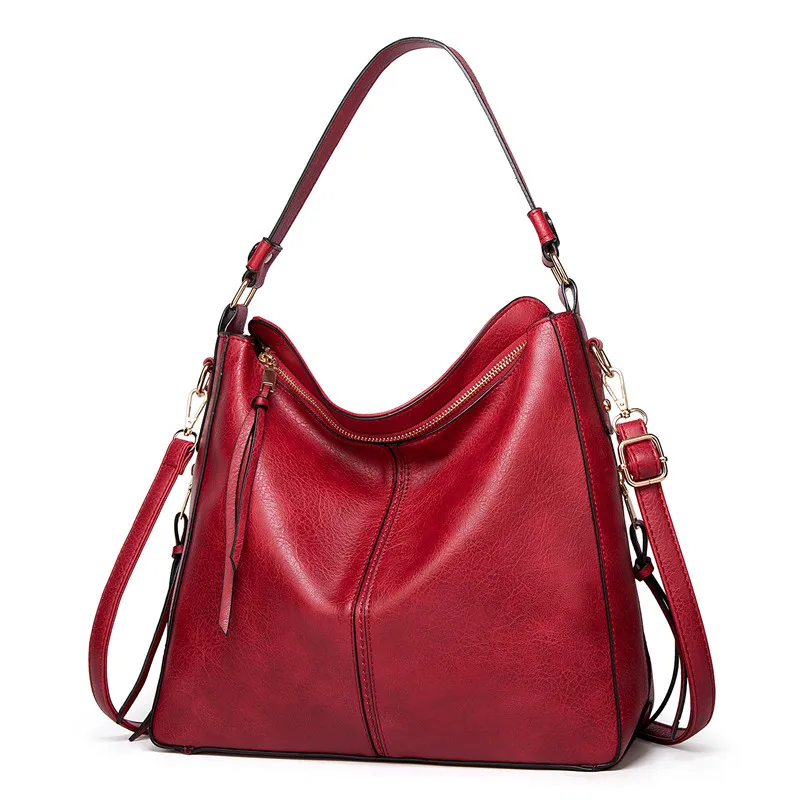 Women Handbag Large Capacity Fashion Tassels Shoulder Bags for Ladies Hand Bag PU Leather Casual Messenger Bags Travel Totes