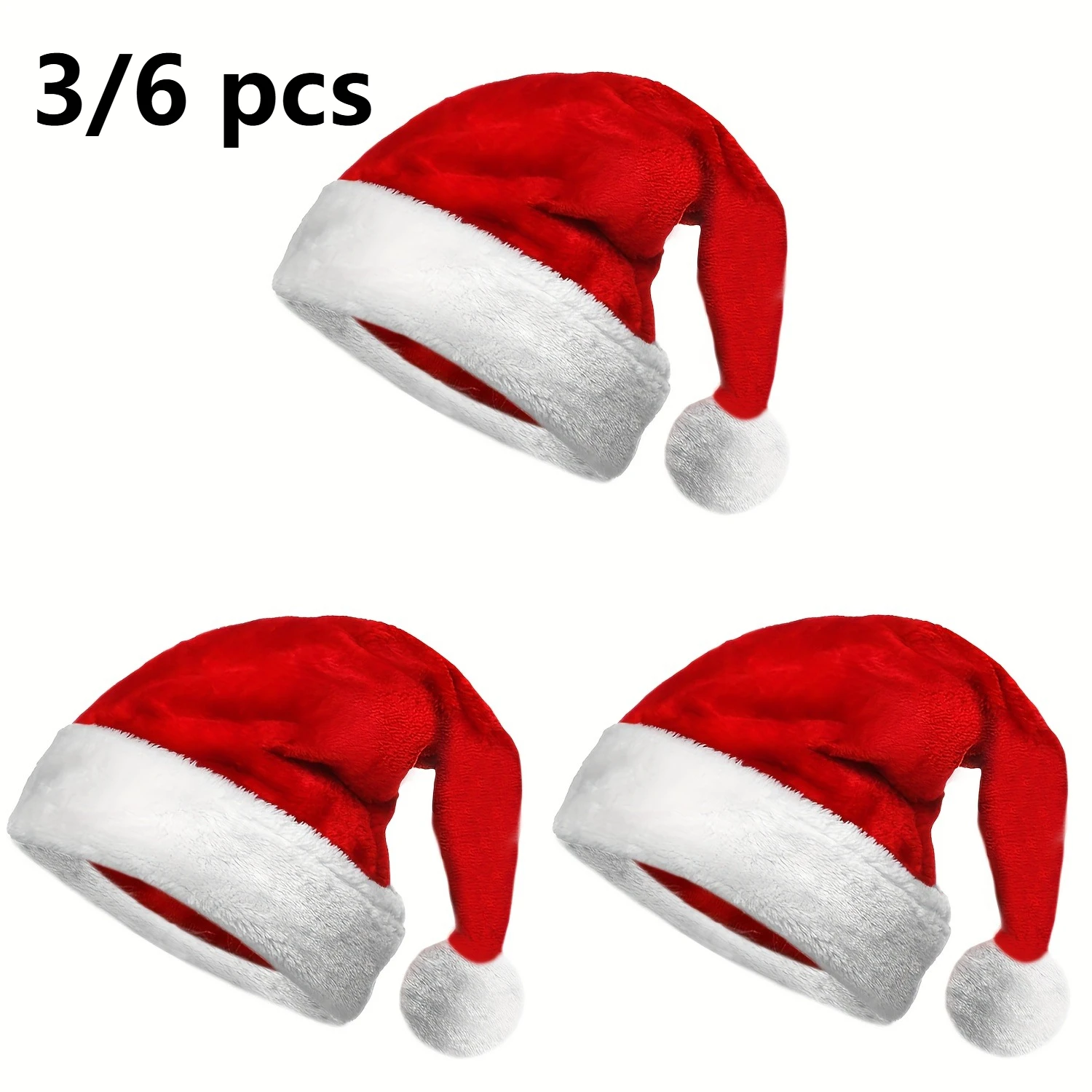 Unisex-Weihnachtsmütze für Erwachsene – ikonische Weihnachtsmütze für Urlaubspartys, Kostüme, Weihnachtsveranstaltungen, Neujahrsparty (nur Handwäsche)