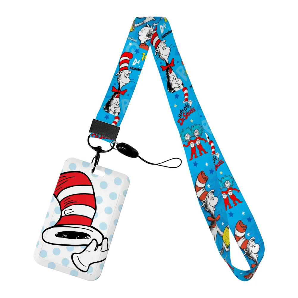 Tempat Kartu Desain Topi Kucin - Lanyard Badge Holder ulasan dan harga