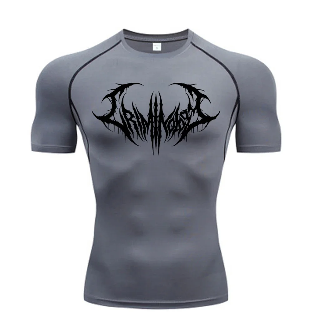 Camiseta de fitness Like Sign Dream with Pursuit Fit, ropa deportiva de compresión para gimnasio muscular para hombre, ejercicio transpirable de secado rápido
