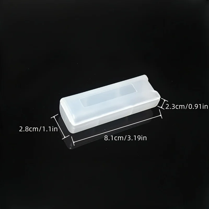 2/4/6/8Pcs 18650 Battery Storage Cases, PP Plastic, Compact & Practical, Portable, Batteries Not Included