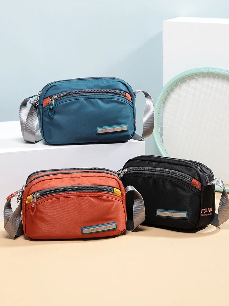 Fouvor damska torba na ramię Trend 2025 nylonowa mała torba typu Crossbody moda sportowa wodoodporna wysokiej klasy torby listonoszki damskie 2587-19 — zdjęcie 2
