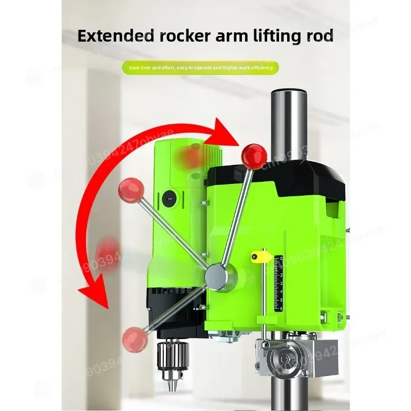 New High-Power Bench Drill Press, Multi-Functional Precision High Speed Drilling & Milling Machine 220V for Home Workshop
