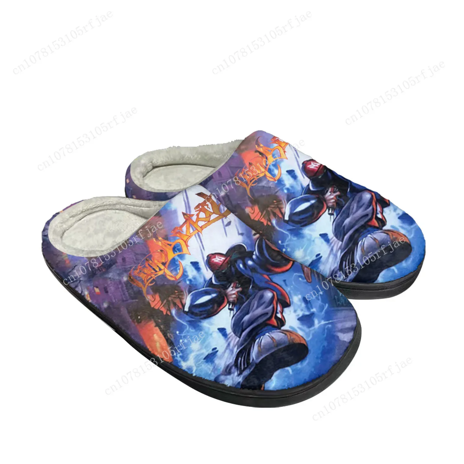 Limp Bizkit Rock Band Home Cotton Slippers Mens Womens Teenager Fashion Plush Bedroom Casual Keep Warm Shoes Tailor Made Slipper