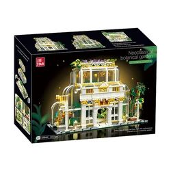 IN STOCK JJ9044 Creative Botanical Garden Street View Construction Building Blocks Bricks Model Assembling Child Toy Gift Set