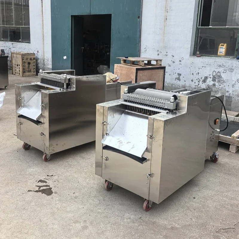 Industrial Automatic Shredded Coconut Skin Cube Cutting Machine Old Coconut Brown Shell Dicing Shredding Equipment