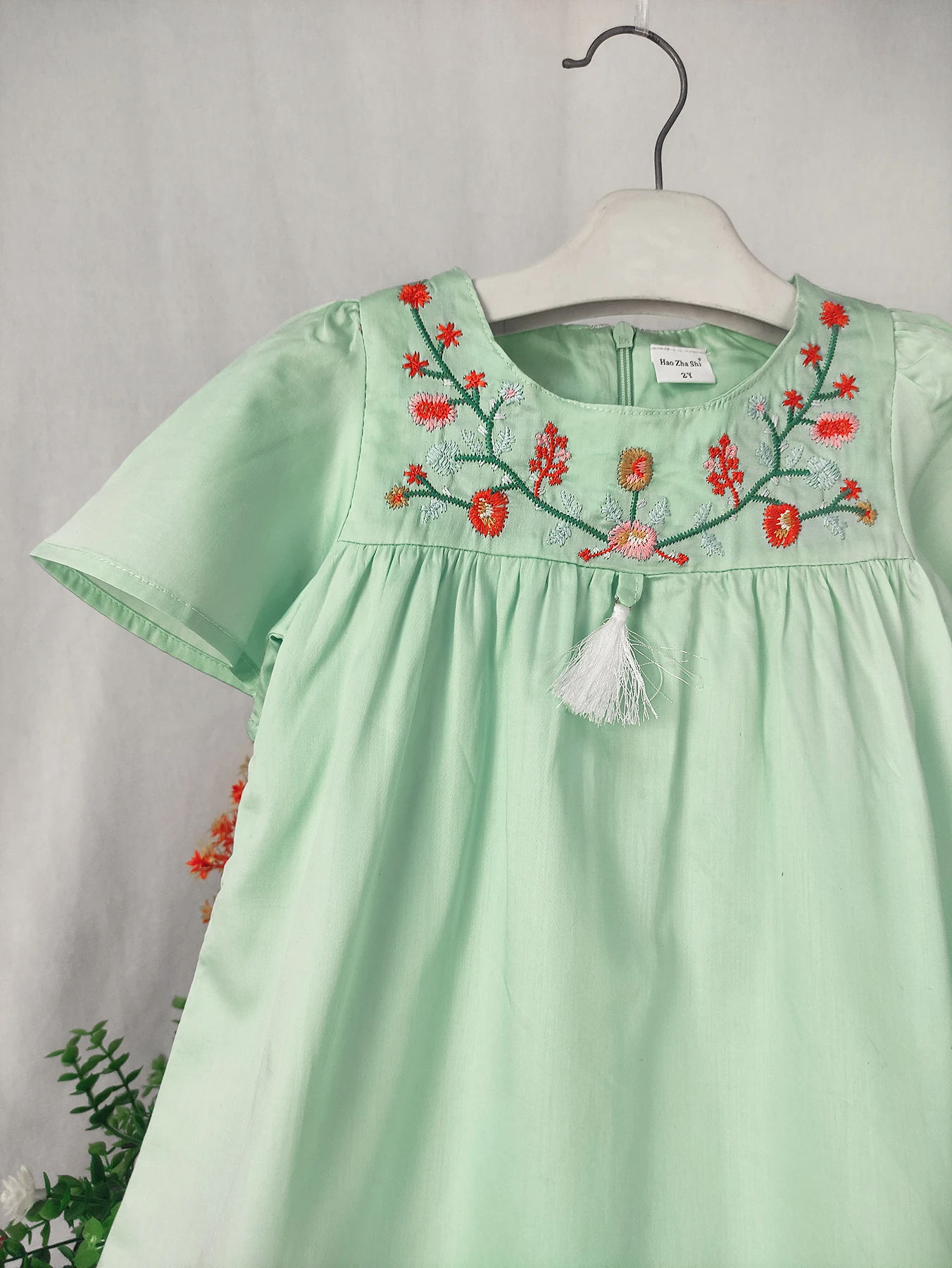 Toddler Girls Dresses Kids Embroidered Cotton Summer Party Dress For Girl Children Costume Cute Dress Clothes 2-6 Yrs Clothing