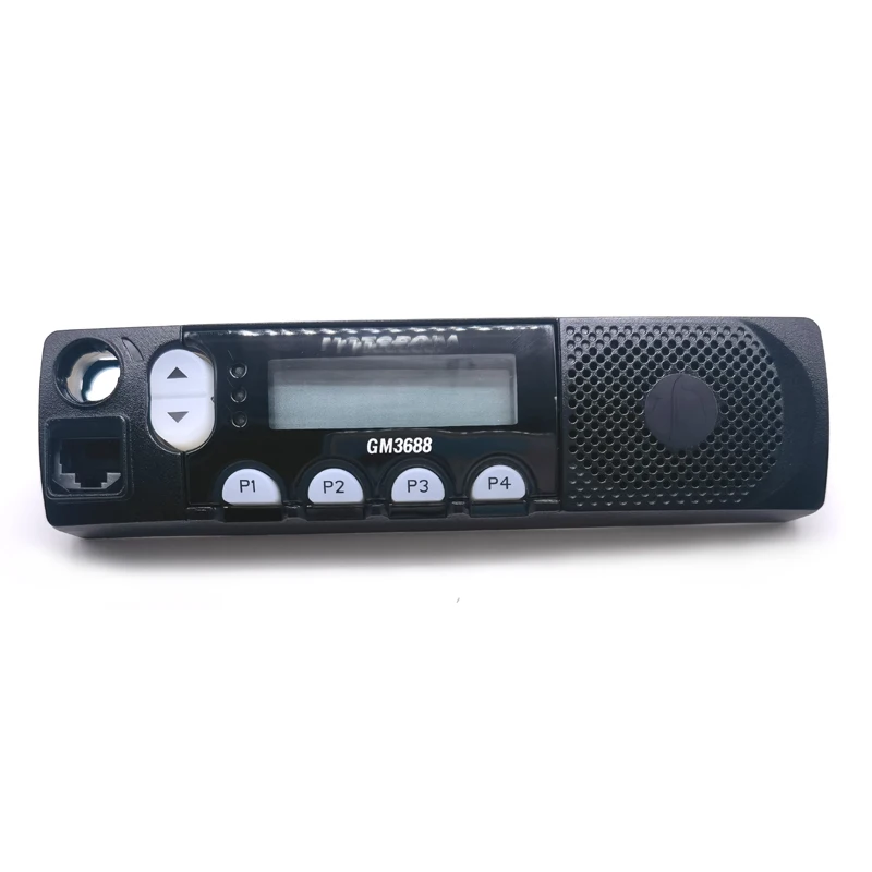 แผงด้านหน้าฝาครอบเคส + บอร์ด PCB + ฝาลูกบิด + สายเฟล็กซ์สำหรับ Motorola GM3688รถยนต์วิทยุเคลื่อนที่ทอล์คกี้อุปกรณ์ซ่อม