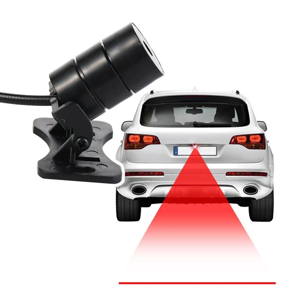 Help Warning Light Car Laser Fog Light Red Line Warning Lamp Driving Safety Signal Light LED Remote Flashing Light