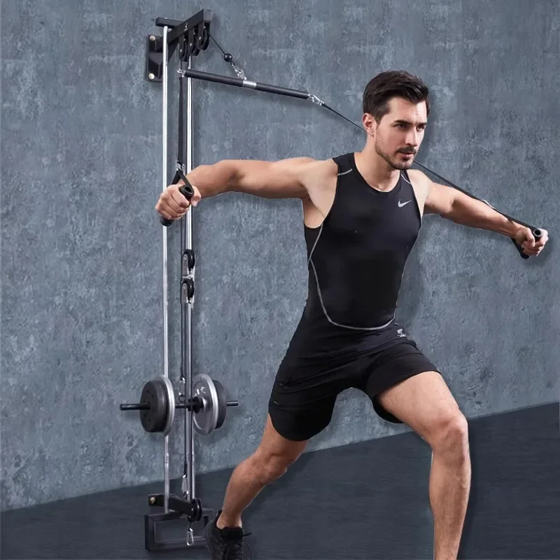 Household multi-functional high-position pull-down trainer Flying bird comprehensive wall chest pull-down rowing equipment