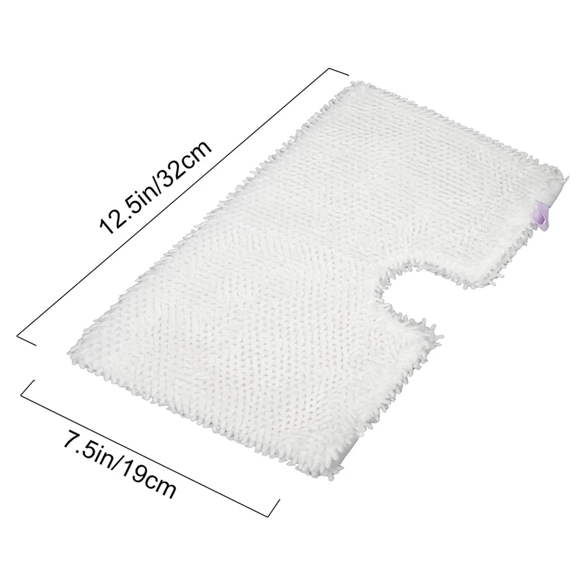 5 Pack Microfiber Steam Pocket Mop Pads Compatible for Rectangle Mop S3500 Series S3501 S3601 S3550