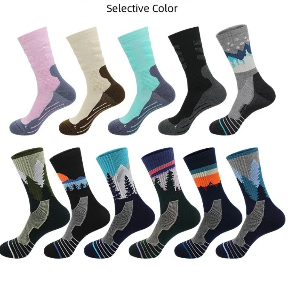 Riding Winter Merino Wool Socks Non Slip Breathable Sports Socks Warm Camping Snow Warm Socks for Men
