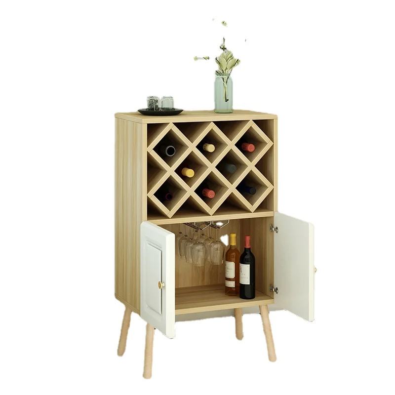 YY Floor Cabinet Economical Wine Rack Living Room and Kitchen Locker Simple Modern