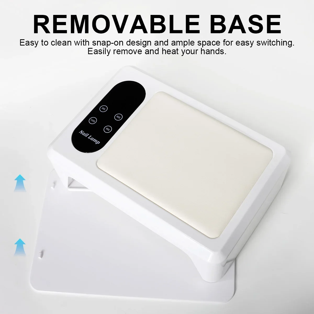 Lampada professionale per unghie a 96 LED, asciugatrice per smalto gel UV a polimerizzazione rapida con 4 timer e lampada per polimerizzazione con sensore per strumenti per salone di manicure