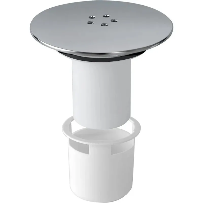 Detachable Replacement of Shower Drain Cover, Chrome Plated Shower Trap Cover, Shower Drain Cover, 90mm/115mm