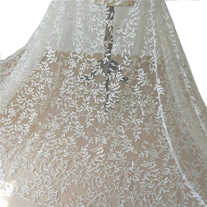 

Новая мягкая вышивка пайетками в виде листьев, декоративная сетка, элитные аксессуары для свадебных платьев, материалы для самостоятельного изготовления декоративных элементов