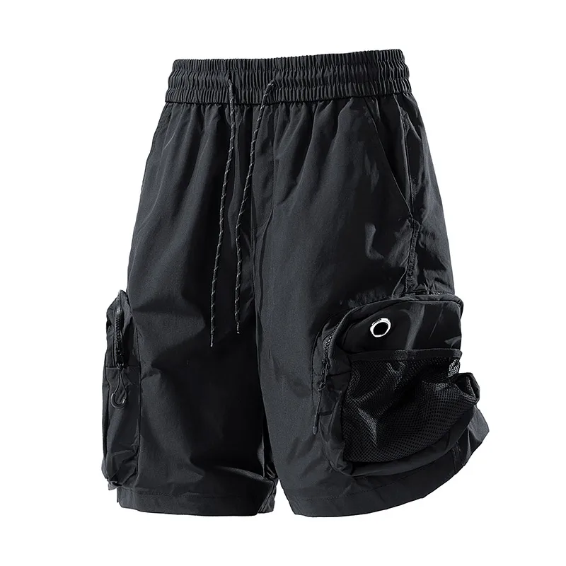 กลางแจ้ง Street Men กางเกงขาสั้นสบายๆฤดูร้อนหลวม Breathable กีฬากางเกงขาสั้นใหม่แฟชั่นหลายกระเป๋ากางเกงขาสั้นสินค้าผู้ชาย